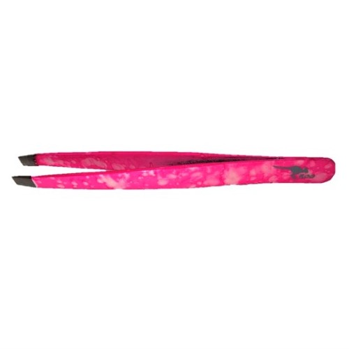 Tweezers With Pink Splatter Design (Tweezer Pink Splatter)